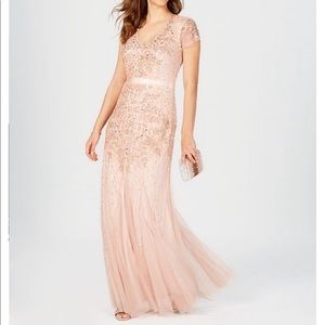 Sequin Embellished Gown By Adrianna Papell